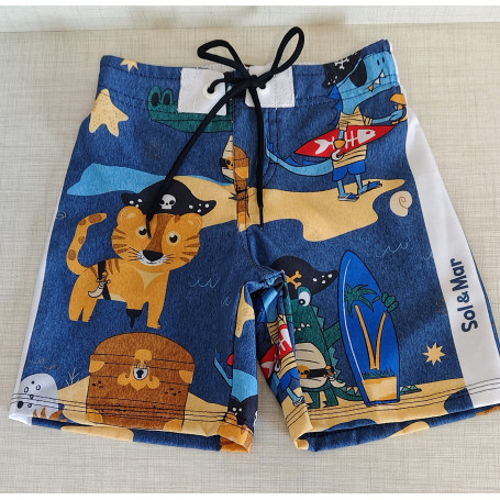 BOARDSHORT INFANTIL PIRATAS 06