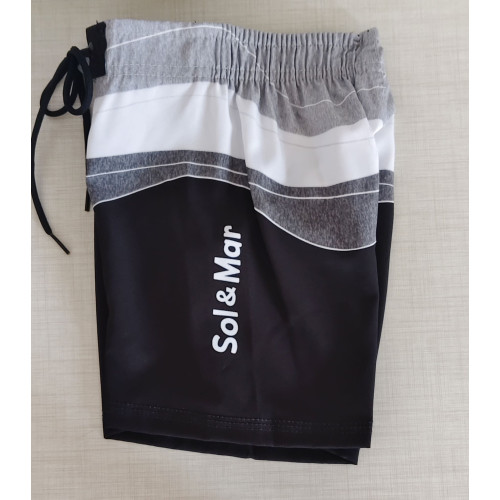 BOARDSHORT INFANTIL WAVES PRETO 06 BOARDSHORT INFANTIL WAVES PRETO 06