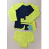 Conjunto Praia Bebê Proteção UV50+ Jacaré Verde Neon Conjunto Praia Bebê Proteção UV50+ Jacaré Verde Neon