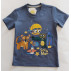 CAMISETA INFANTIL PLUNGED AZUL INDIGO 04